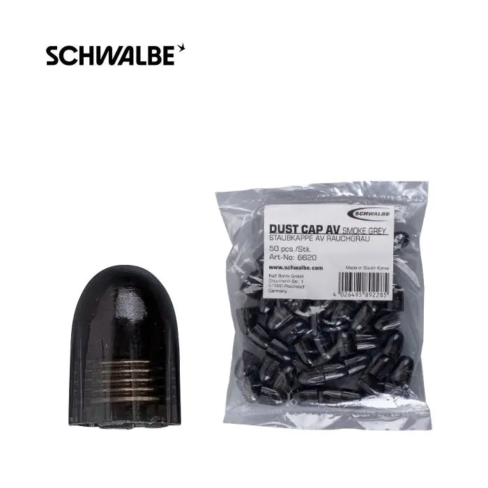 Schwalbe Staubkappe Smoke AV mit Magnet 50 Stück