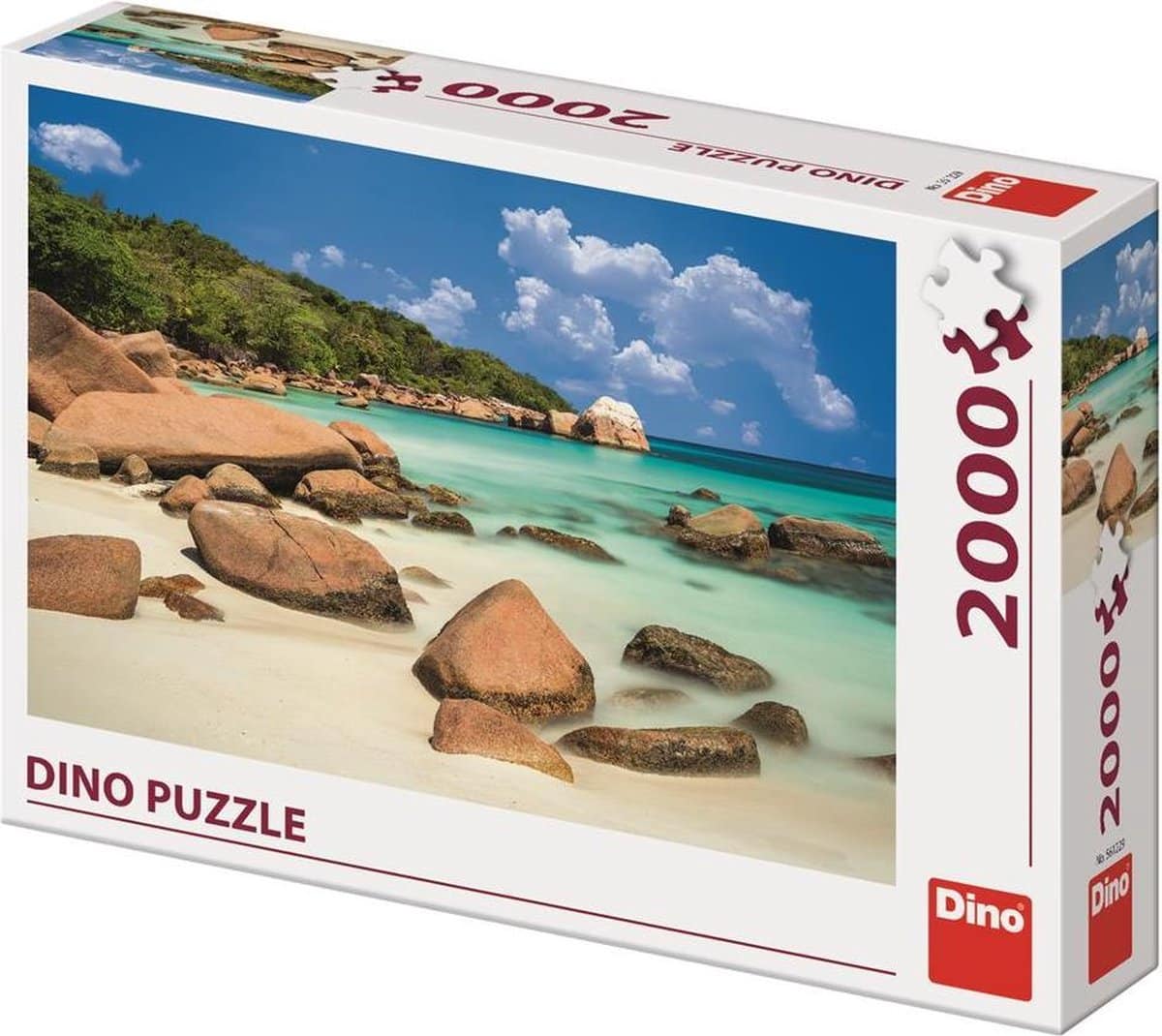 Dinotoys Dino Puzzle - Praslin Island Seychellen - 2000 Stücke