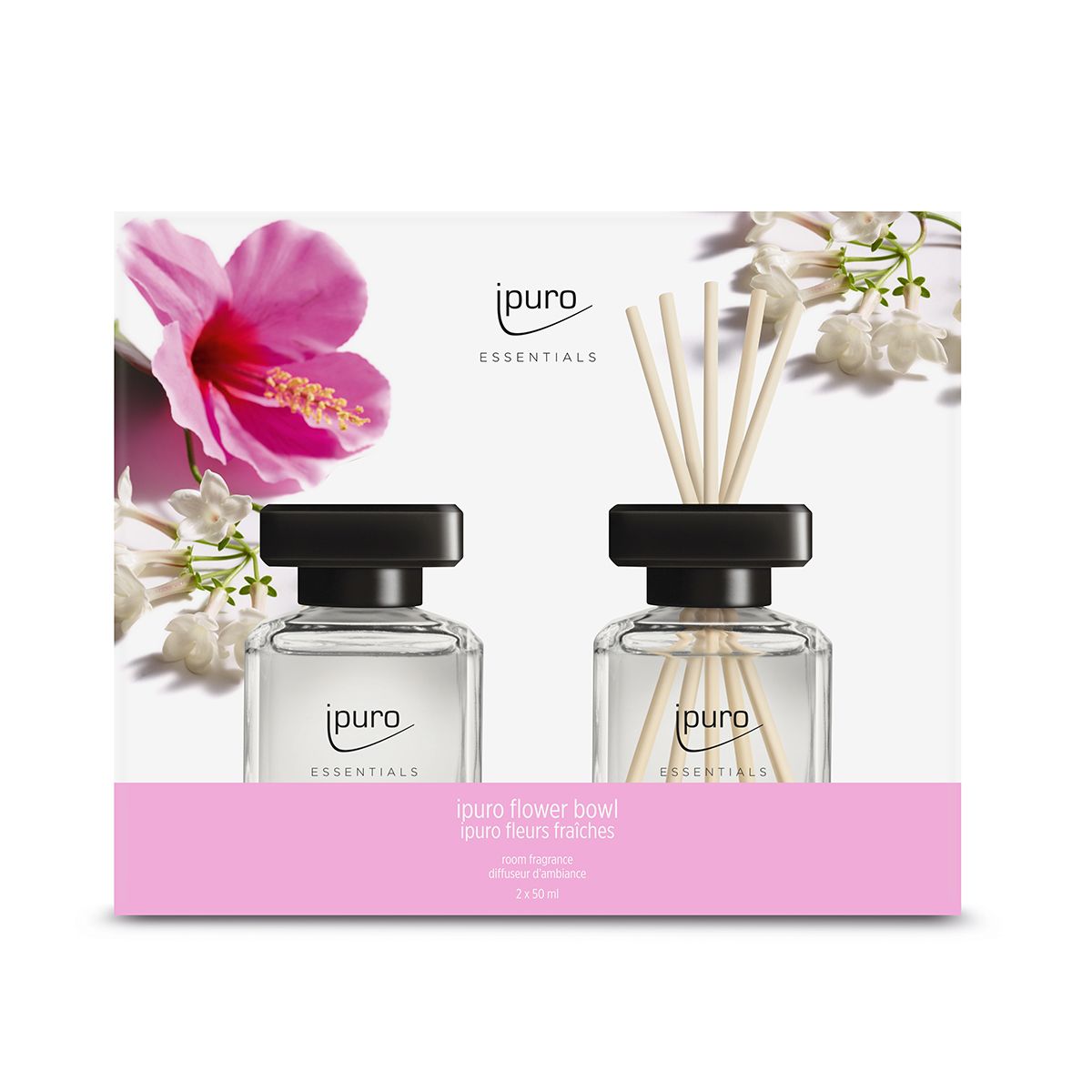 Ipuro ipuro Geurdiffuser Blumenschale 2 x 50 ml
