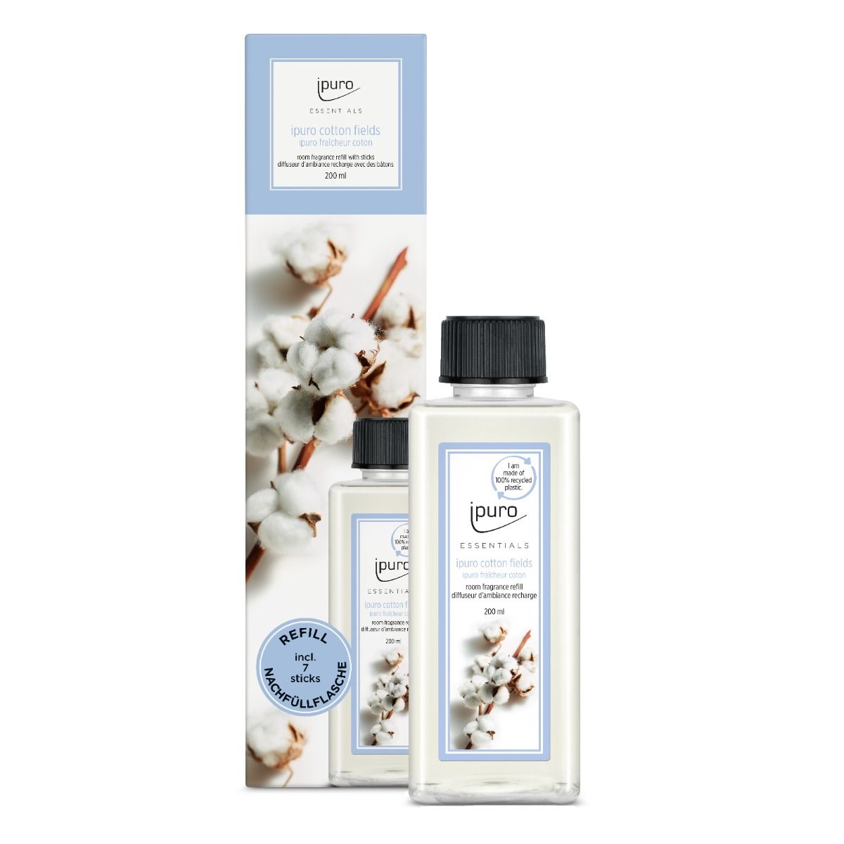 Ipuro ipuro geurdiffuser füllen Baumwollfelder 200 ml