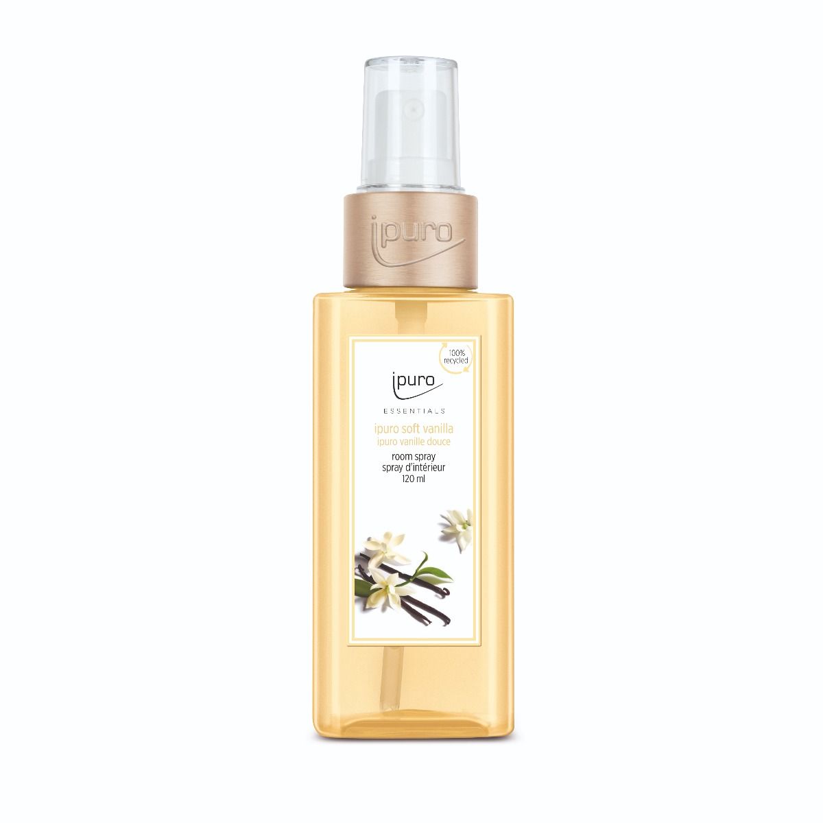 Ipuro weiches Vanille -Raum -Spray 120 ml