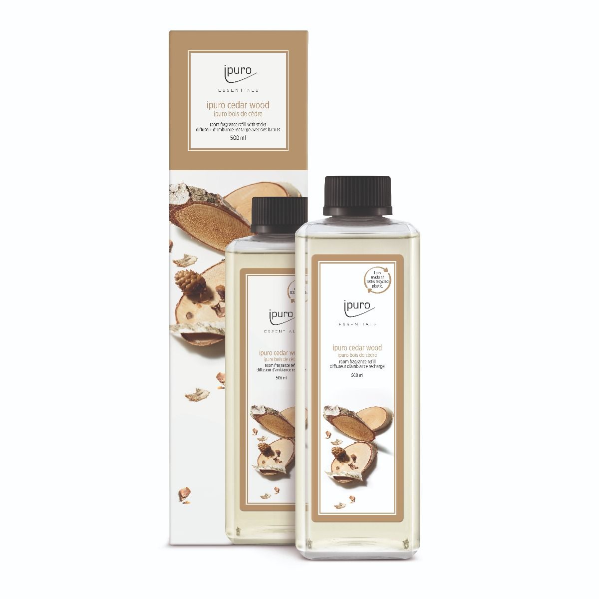 Ipuro Geurdiffuser Nachfüllzedarholz 500ml