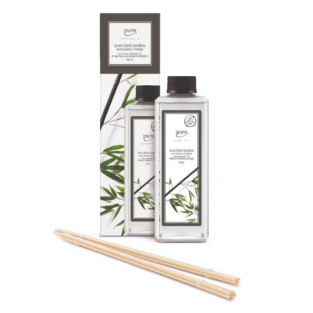 Ipuro ipuro Geurdiffuser Black Bamboo 500 ml