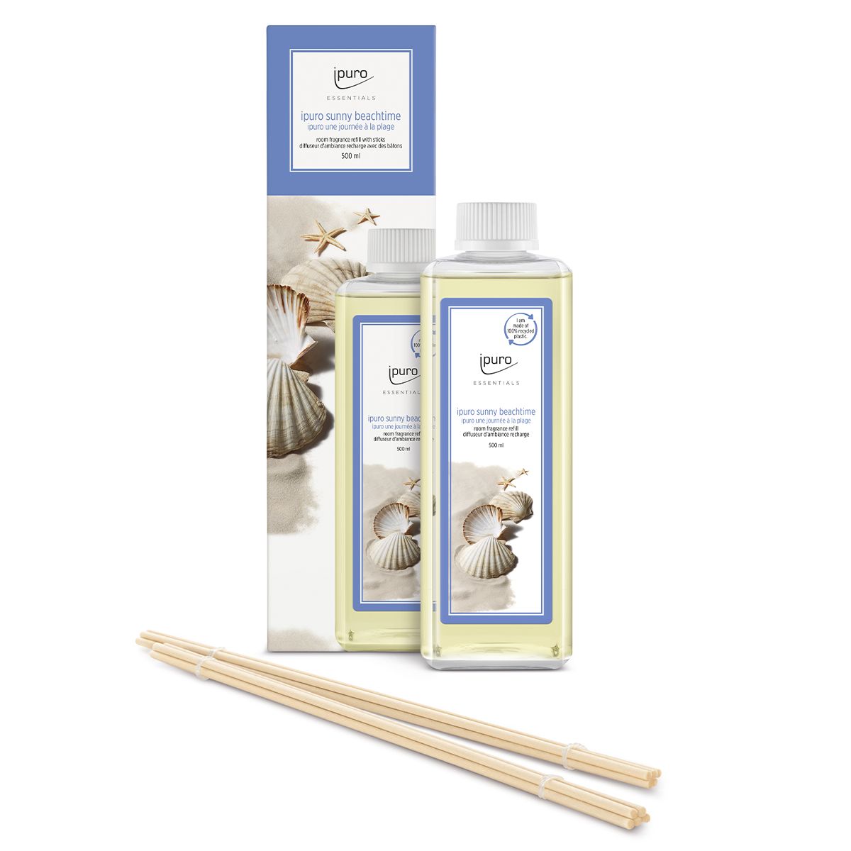 Ipuro ipuro Geurdiffuser Sunny Beatctime 500 ml nachfüllen