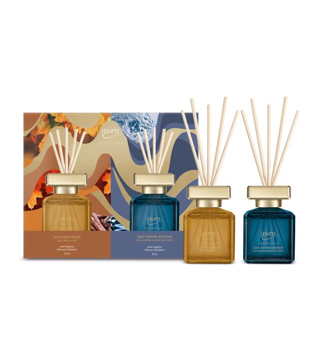 Ipuro Duftdiffusor Amber Delight Riverside Adventure 2 x 50 ml