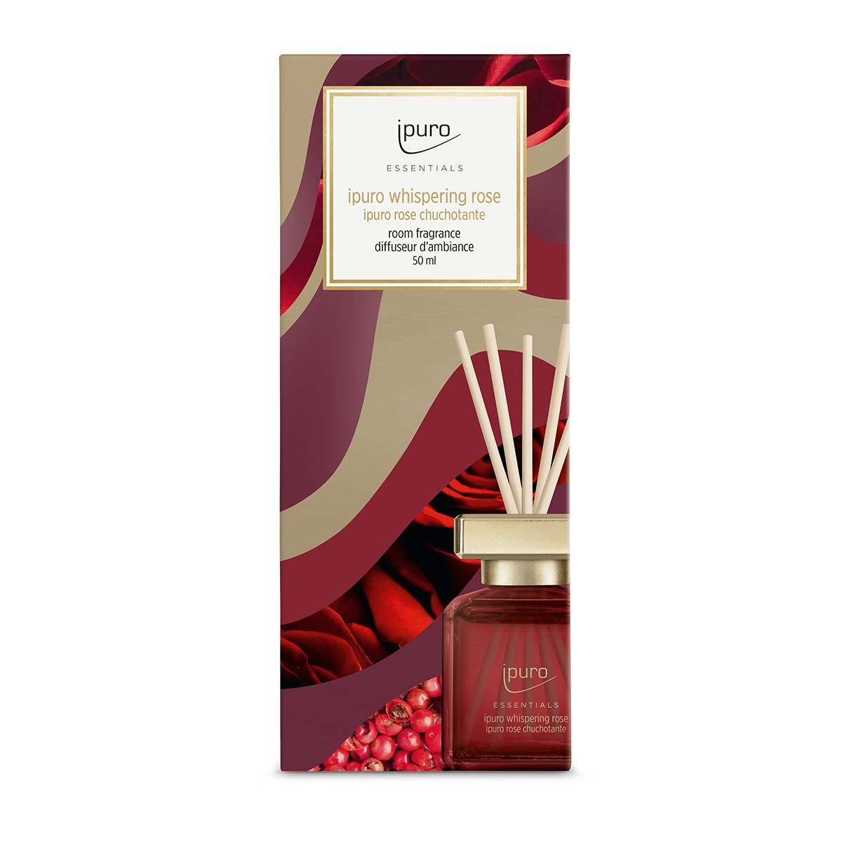 Ipuro Duftdiffusor Flüsternde Rose 50 ml