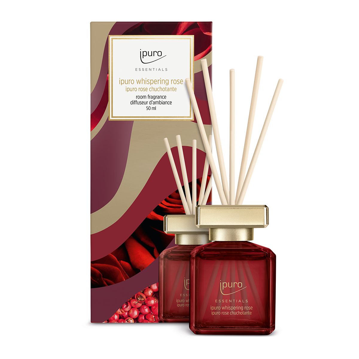 Ipuro Duftdiffusor Flüsternde Rose 50 ml