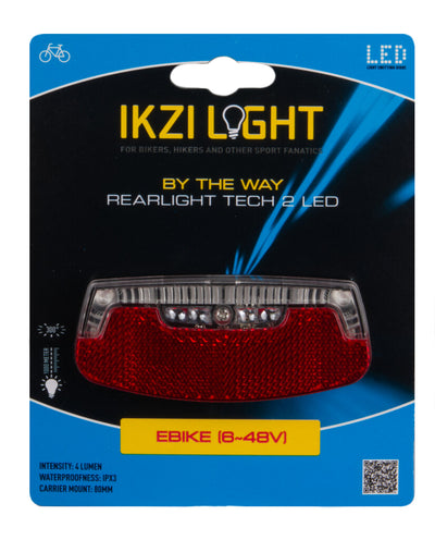 Ikzi Rücklicht 2-LEDs übrigens E-Bike 8-48V-Karte