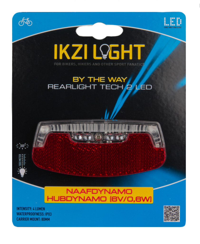 Ikzi-Rücklicht 2-LEDs übrigens Nabendynamo-Karte