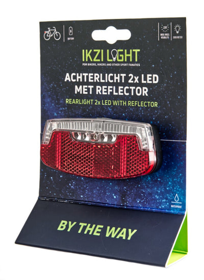 Ikzi Rücklicht 2-LEDs übrigens Batteriekarte