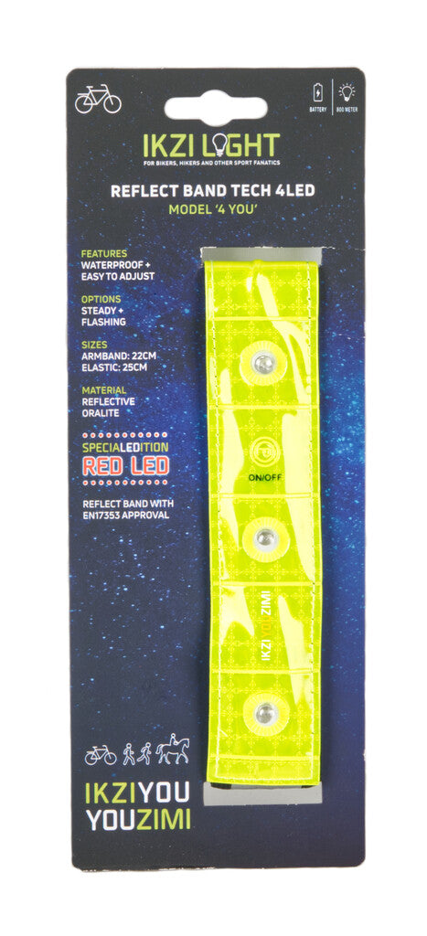 Ikzi Reflexarmband 4-leitig