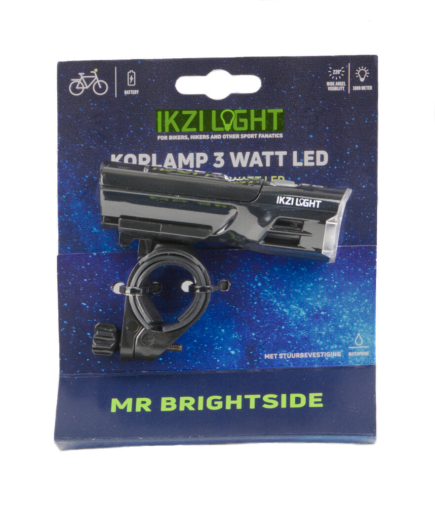 IKZI-Light Scheinwerfer Alu LED Mr Brightside Hi-Tech batt.