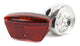 Beleuchtungsset Retro LED Batterie silber rot