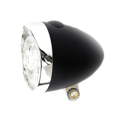 Scheinwerfer Retro LED Schwarz Batterie