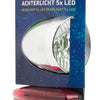 Beleuchtungsset Retro LED Batterie silber rot
