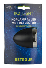 Ikzi Scheinwerfer Retro Jr 1x LED schwarz - afbeelding 2