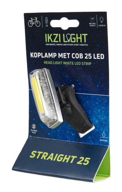 IKZI-Scheinwerfer Scheinwerfer Straight25 COB LED Streifen + USB