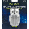 Scheinwerfer Reflektor Crown Bolt Mount 2x LED Weiß
