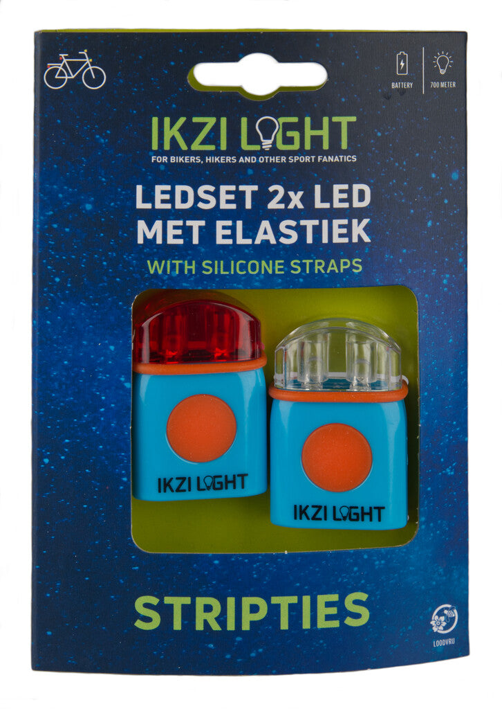Beleuchtungsset Ikzi Stripties blau