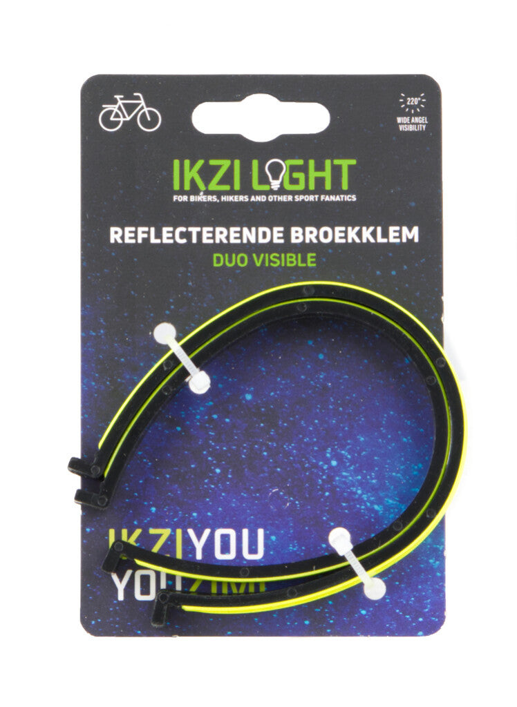 Ikzi Reflective Hosen Klemmen Ikzilight Duo sichtbares Set von 2 Teilen