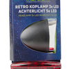 Beleuchtungsset Retro Batterie LED schwarz
