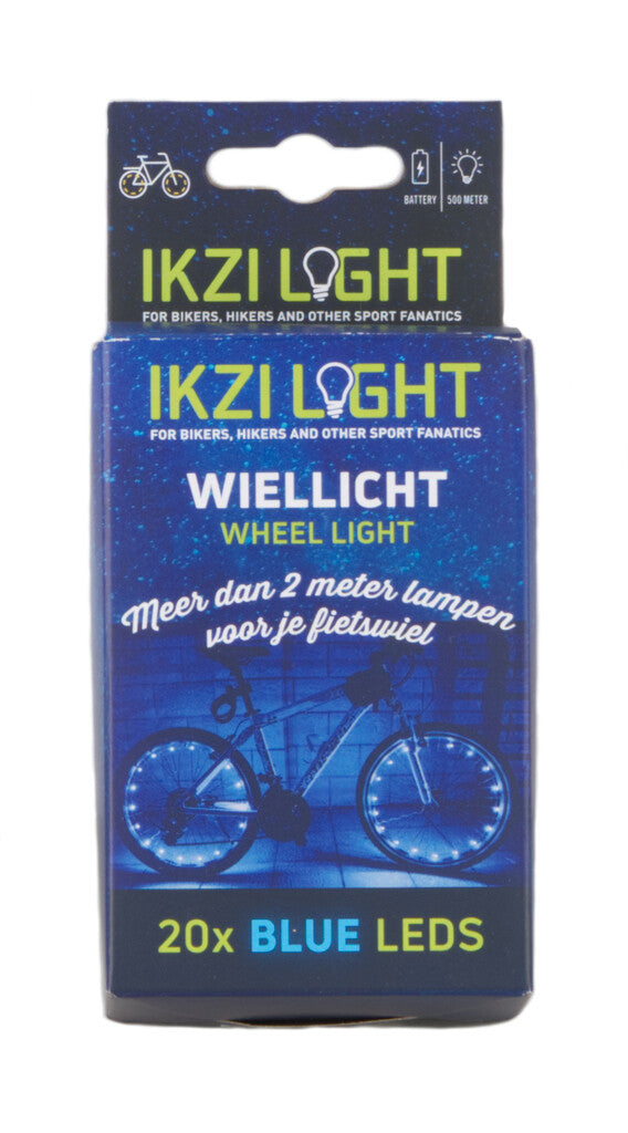 IKZI Radlicht für 2 Räder - blaue LEDs