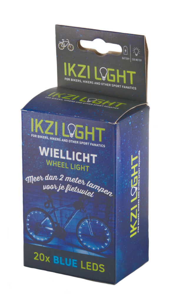 IKZI Radlicht für 2 Räder - blaue LEDs