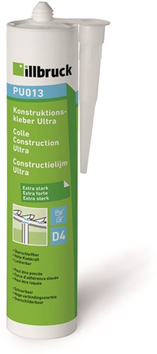 Illbruck PU013 Konstruktionsklebstoff, ultratransparent, 310-ml-Tube – PU013328569