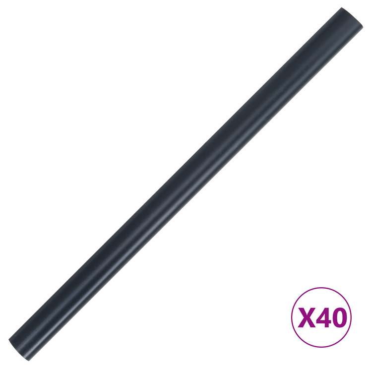 Vidaxl Garten-Sichtschutz 2 Stück dunkelgrau 35 x 0,19 m PVC