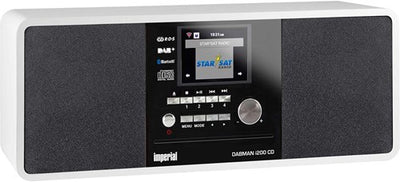 Imperial Dabman i200 CD-Multifunktionsradio DAB+ FM Internet Bluetooth weiß - 22-237-00
