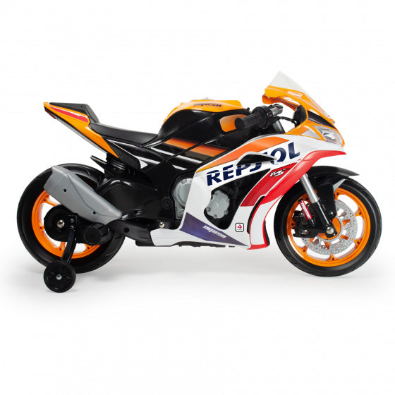 Injusa Repsol Electric Children's Motor Bike 12V Orange Weiß