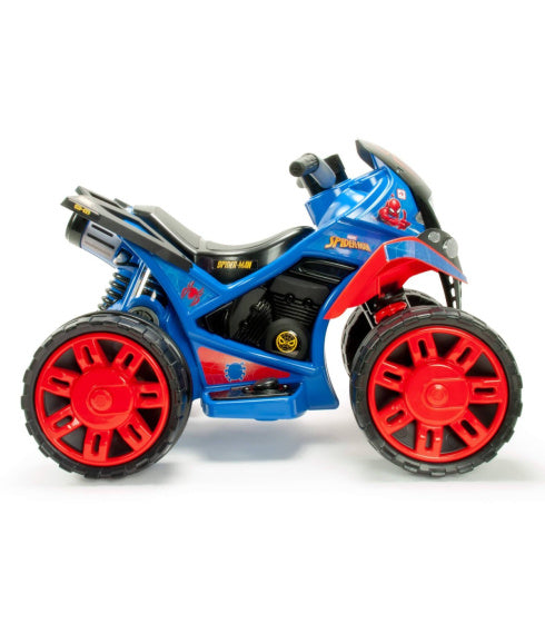 Injusa Spider-Man Der Batteriefahrzeug Quad 12 V Blaurot