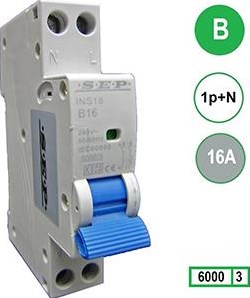 Installationsschutzschalter 16a b kar 2p sep - 4518075