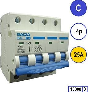 Installationsmaschine 25a c kar 4p gacia - 4517825