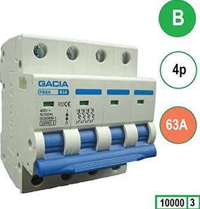 Installationsmaschine 63a b kar 4p gacia - 4517836