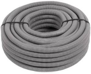 Installationsrohr flexibel 5 8 (16 mm) verdrahtet grau 100 m - 1276010