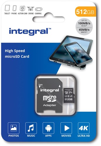 Integrierte Micro-SD-Speicherkarte v30 512 GB – 9500420