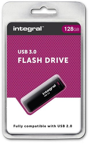 Integrierter USB-Stick 128 GB schwarz 3.0
