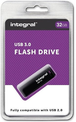 Integrierter USB-Stick 32GB schwarz 3.0 - 9500200