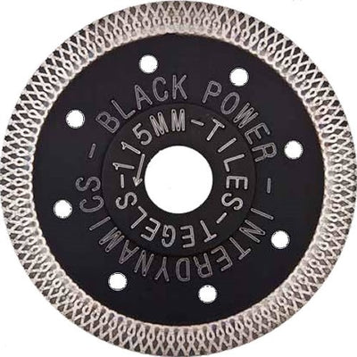 Inter Dynamics schwarzes Power-Fliesensägeblatt 125 mm – 308125