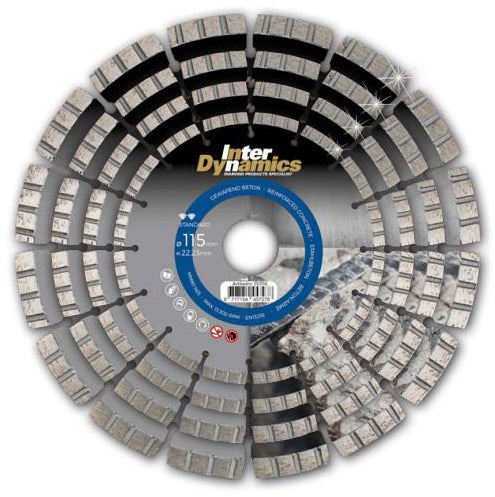 Inter Dynamics Diamantsäge Beton Premium | 125 x 22,23 mm – 310125