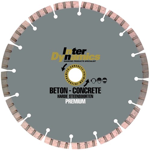 Inter Dynamics Diamantsäge Beton Premium 350x25,4mm - 326350