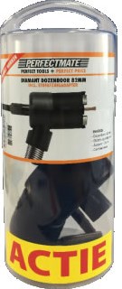 Inter Dynamics epds82 Diamantkastenbohrmaschine 82 mm + Staubabsaugadapter – epds82