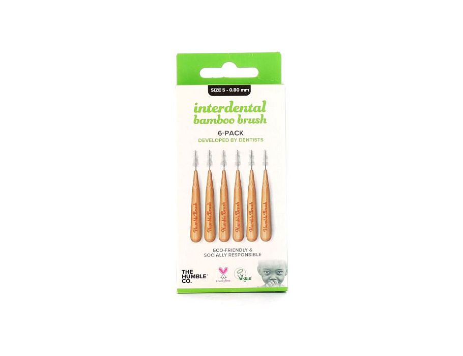 Der Humble Co. Interdental Pinsel 6 ST Grün 0,80 mm