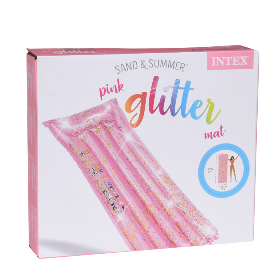 Intex - Pink Glitter Luftmatratze