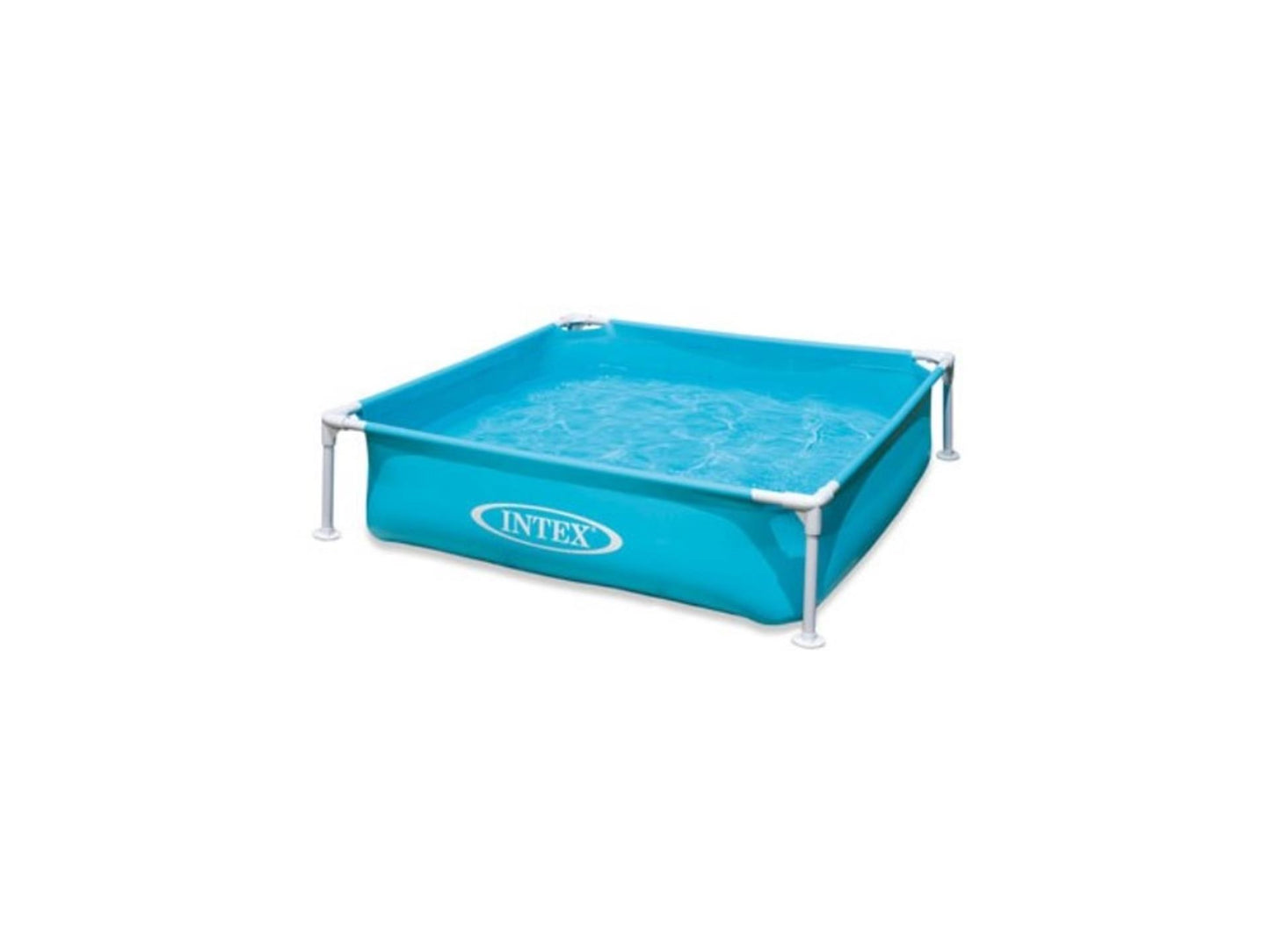 Intex Mini Frame Kinderbecken blau, 122x122 cm, ab 3 Jahren