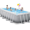 Intex Prism Frame Swimmingpool 488 x 244 x 107 cm rechteckiger Schwimmbad