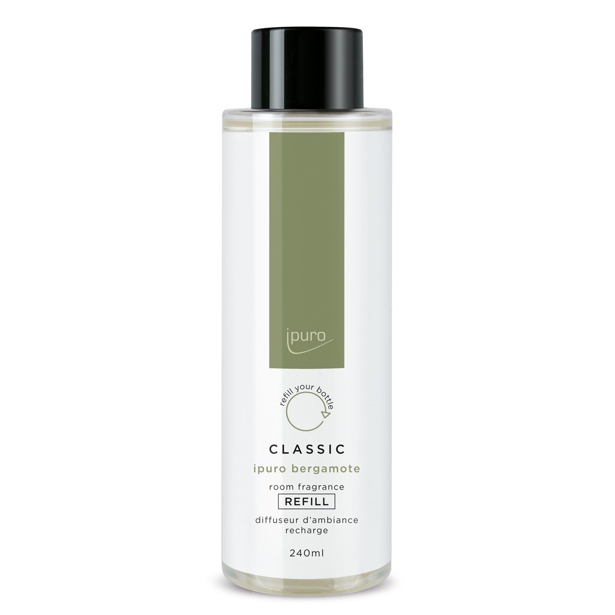 Ipuro ipuro Geurdiffuser Refill Bergamote 240 ml