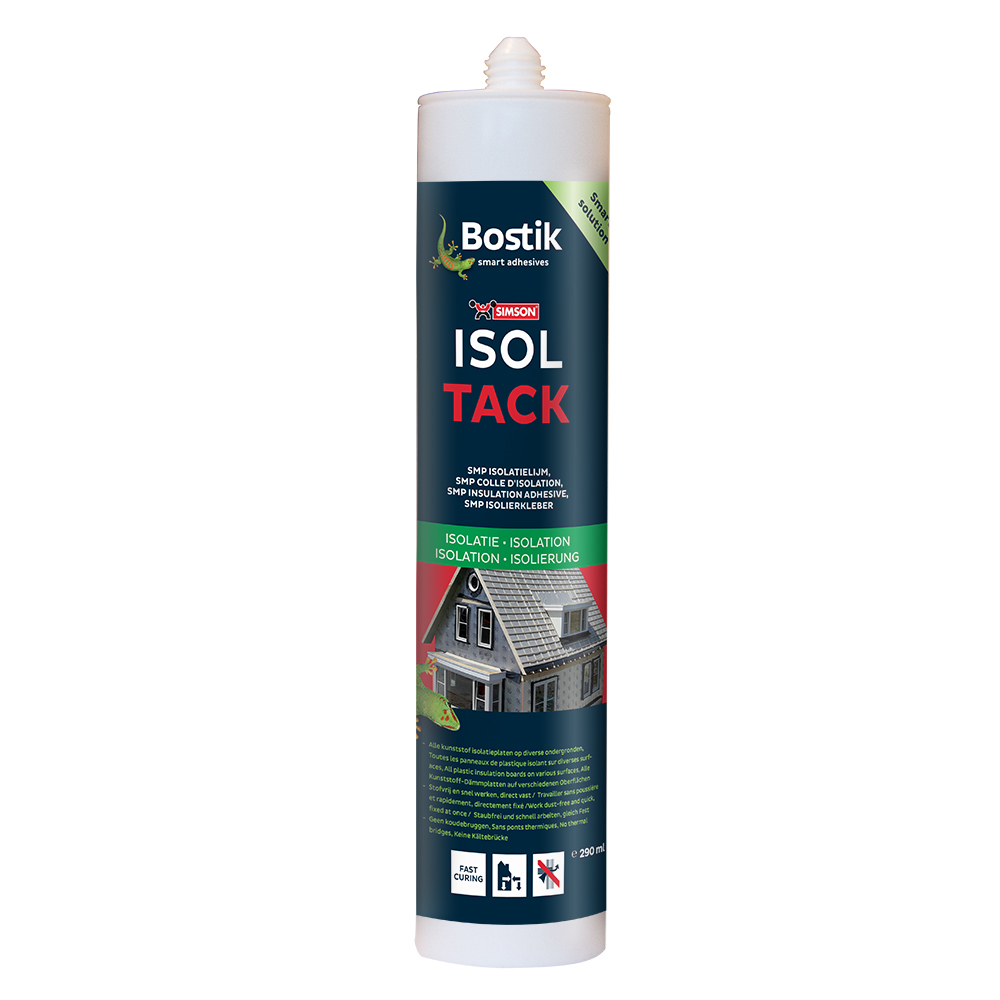 Bostik Isolierstift | weiß | Kartusche 290 ml (12 Stück) - 30614161