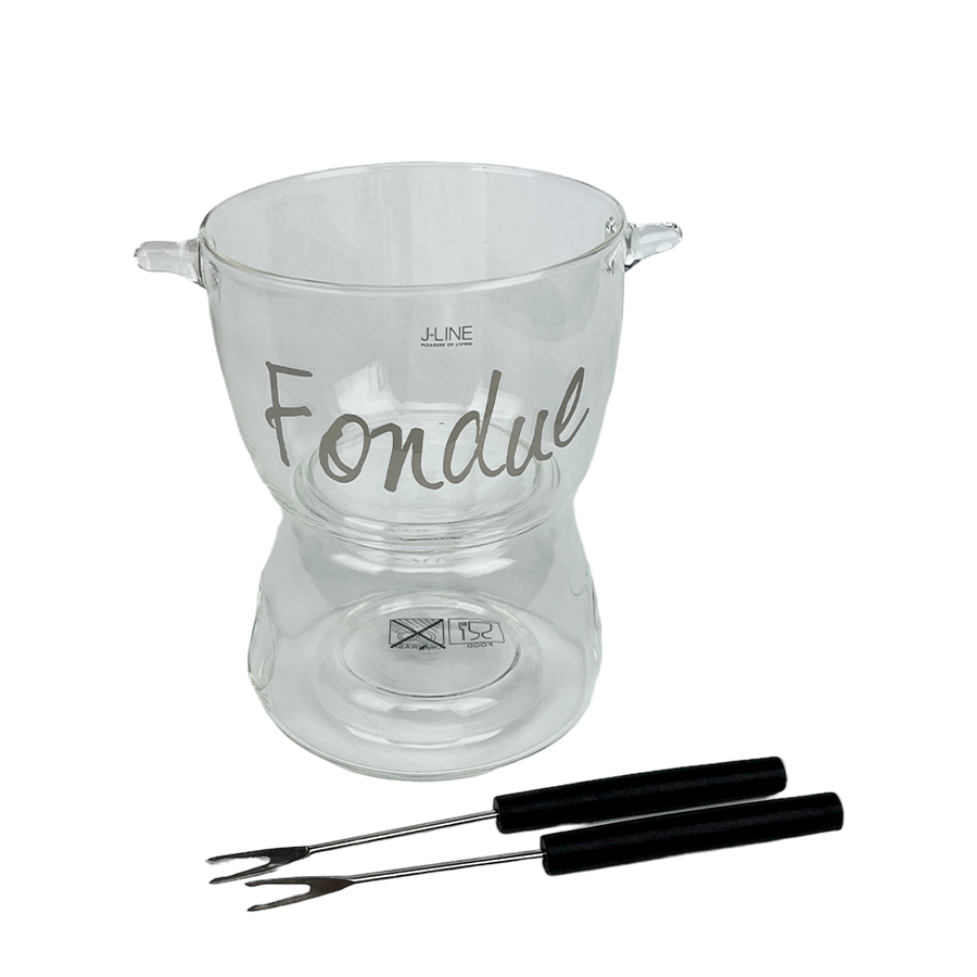 J-Line Fondueglas ø10,5x15,5cm